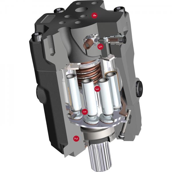 Case PY15V00009F3R Hydraulic Final Drive Motor #2 image